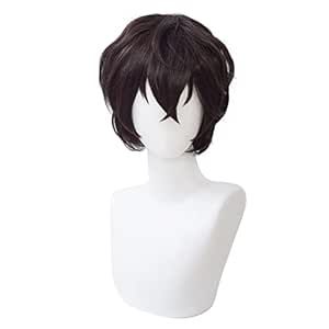 Short Brown Wig Cosplay Costume Male Men Anime Layered Fluffy Character Costume Wig Heat Resistant Halloween Party Wig + Wig Cap (Dark Brown) Man Wig, Cosplay Wigs Male, Wigs Cosplay, Men's Wigs, Mens Wigs, Male Man, Brown Wig, Costume Wigs, Wig Cap