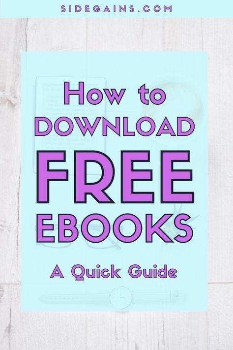 Looking for free eBooks online? In this tutorial I explain how to download eBooks free using a powerful search function. This method will help you to find and download eBooks for any subject. It's a powerful technique that you can use in Google and Bing. Find out how to download eBooks free in my quick tutorial post on the SideGains blog. #downloadebooksfree #howtodownloadebooksfree How To Download Books Pdf For Free, How To Download Books, Ebooks Free Download, Free Software Download Sites, Free Ebooks Online, Search Operators, Free Ebooks Pdf, Free Ebooks Download Books, Ebooks Online