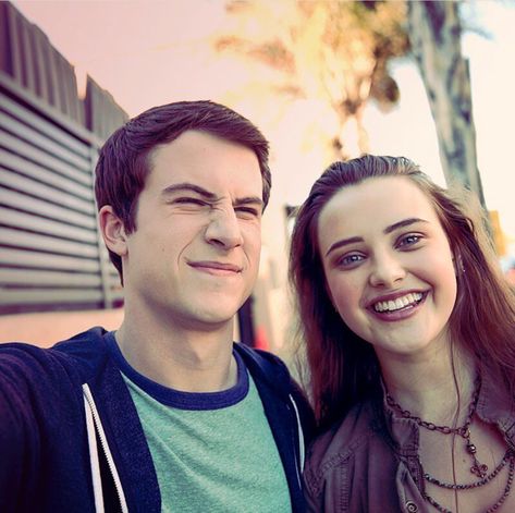 Clay Jensen and Hannah Baker (Dylan Minnette and Katherine Langford) 13 Reasons Why Fanart, Justin 13 Reasons Why, Clay And Hannah, Kristina Romanova, Simon Spier, Alex Standall, 13 Reasons Why Netflix, Hannah Baker, Justin Foley