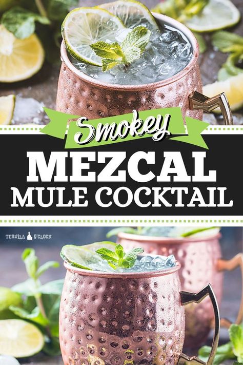 Mezcal Mule cocktail Mezcal Mule, Mule Cocktail, Mule Recipe, Refreshing Cocktail, Best Cocktail Recipes, Classic Cocktail, Tequila Cocktails, Refreshing Cocktails, Moscow Mule