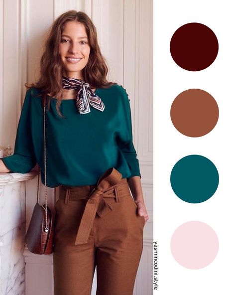 Autumn Color Palette Fashion, Seasonal Palette, Mode Ab 50, Autumn Palette, Colour Combinations Fashion, Color Combos Outfit, Color Blocking Outfits, Mode Zara, Color Combinations For Clothes