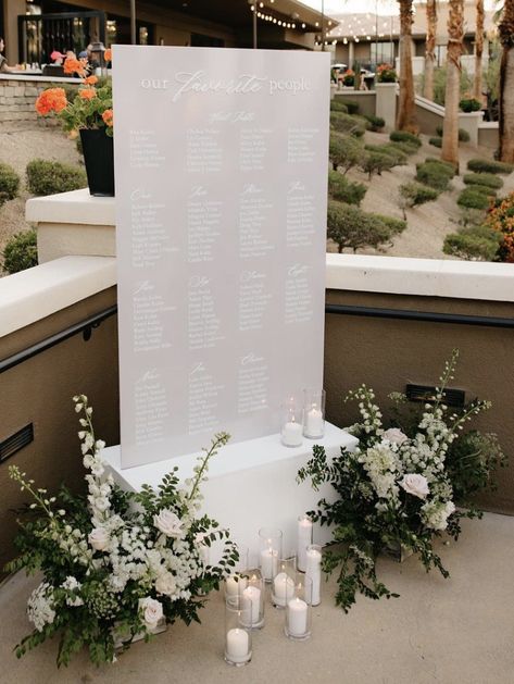 White Seating Chart Wedding, Beach Wedding Seating Chart, Elegant Modern Wedding Seating Sign, Modern Classic Wedding Seating Chart, Modern Romantic Seating Chart, Wedding Seating Chart Florals, White Floral Seating Chart, Find Your Seat Sign, Wedding Table Seating