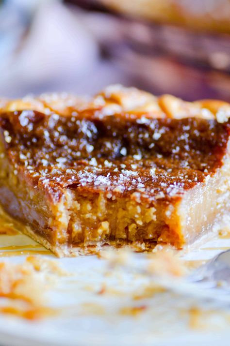 Salted Honey Custard Pie Recipe - Something Swanky Dessert Blog Salted Honey Pie, Gorgeous Desserts, Custard Pies, Custard Pie Recipe, Cheesecake Tarts, Cream Custard, Sweet Pies, Honey Pie, Good Pie