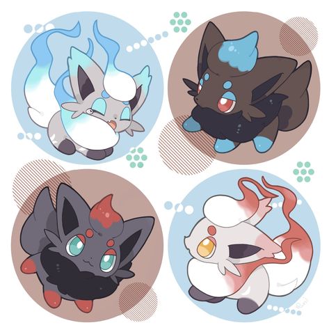 Zorua Pokemon, Pokemon Zoroark, Zoroark Pokemon, Pokemon Jigglypuff, 150 Pokemon, Pokemon Backgrounds, Oc Pokemon, Naruto Sketch Drawing, Cute Pokemon Pictures