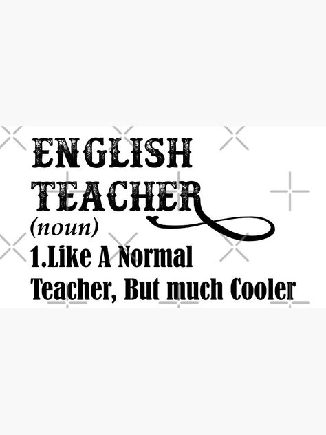 "Englsih Teacher Like A Normal Teacher But Much Cooler | Funny Englsih Teacher Definition" Cap by Wazzy-AK | Redbubble English Teacher Quotes Funny, English Teacher Quotes, Teacher Definition, Teacher Quotes Funny, English Professor, Funny English, Simple Drawings, Job Quotes, Teacher Design