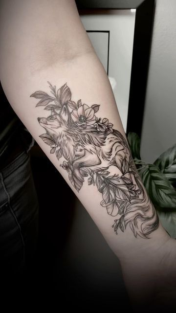 Woodland Animal Tattoo Sleeve, Forest Animal Tattoo, Woodland Tattoo Sleeve, Woodland Tattoo, Forarm Tattoos, Forest Animal, Tattoo Sleeve, First Tattoo, Forest Animals