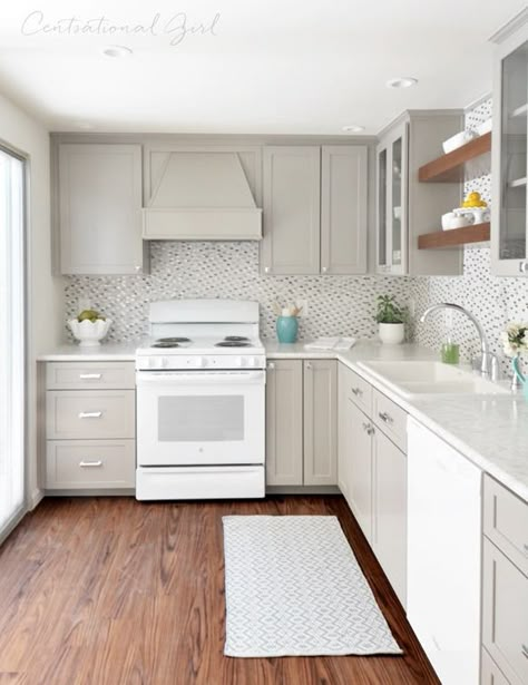 1000+ ideas about White Appliances on Pinterest | Appliances, Kitchen Appliance Packages and Kitchen Appliances White Kitchen Appliances, Formica Laminate, Gray And White Kitchen, White Kitchen Remodeling, Beige Kitchen, White Appliances, Classic Kitchen, Grey Kitchen Cabinets, Diy Kitchen Cabinets