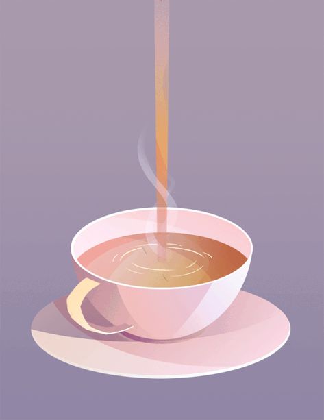 TEA TIME Animated Gifs on Behance Coffee Gifs, Tea Gif, Tea Illustration, Books And Tea, Coffee Gif, Coffee Illustration, Motion Graphics Design, Motion Design Animation, Motion Graphics Animation