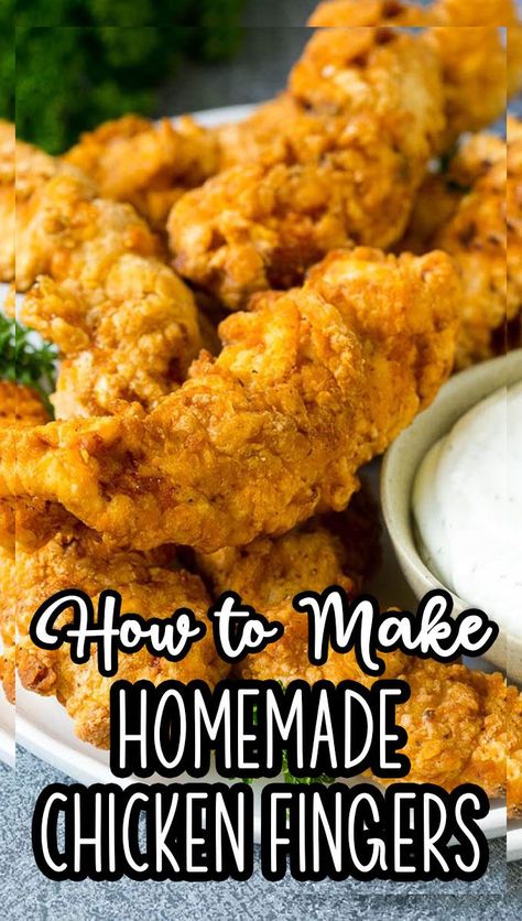 Fried Chicken Fingers Recipe, Chicken Tender Recipes Baked, Homemade Chicken Fingers, Homemade Chicken Strips, Buttermilk Chicken Tenders, Fried Chicken Breast Recipe, Chicken Fingers Baked, Homemade Chicken Tenders, Chicken Finger Recipes