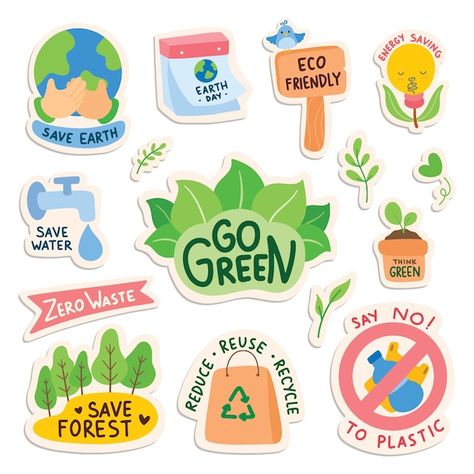 Go Green Posters, Save Water Poster Drawing, Earth Day Drawing, Creative Book Covers, Art Activities For Toddlers, Eco Logo, Nature Projects, Doodle Frame, Awareness Poster