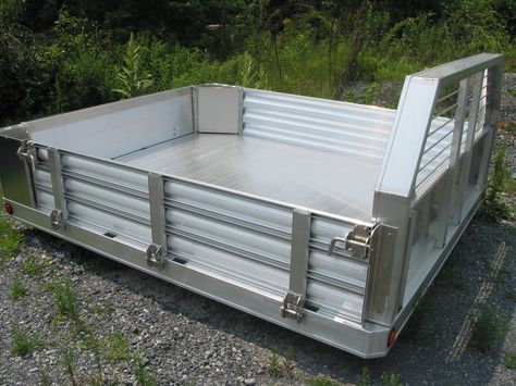 Pickup Flatbeds, Flatbed Truck Ideas, Flatbeds For Pickups, Custom Truck Flatbeds, Truck Bed Trailer, Flatbed Truck Beds, Aluminum Truck Beds, Custom Flatbed, Truck Accesories