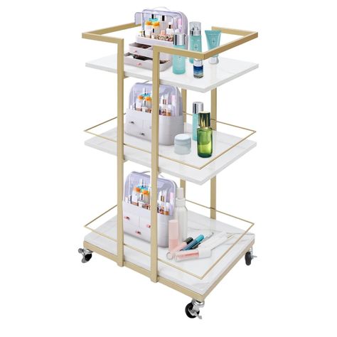 3 tier rolling cart ideas