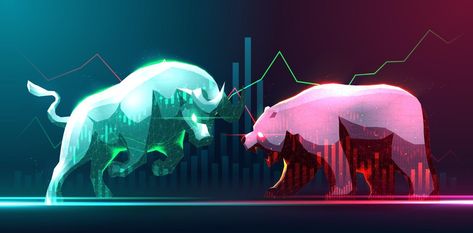 Bullish And Bearish Logo, Bear Vs Bull, Bullish And Bearish, Bulls Wallpaper, Abstract Iphone Wallpaper, Bear Wallpaper, Vector Background, Low Poly, Forex Trading