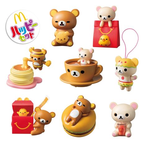 Mcdonalds Hello Kitty Toys, Mcdonalds Toys, Kawaii Toys, Small Toys, Happy Meal Mcdonalds, Happy Meal Toys, Happy Meal, Cute Little Things, Rilakkuma