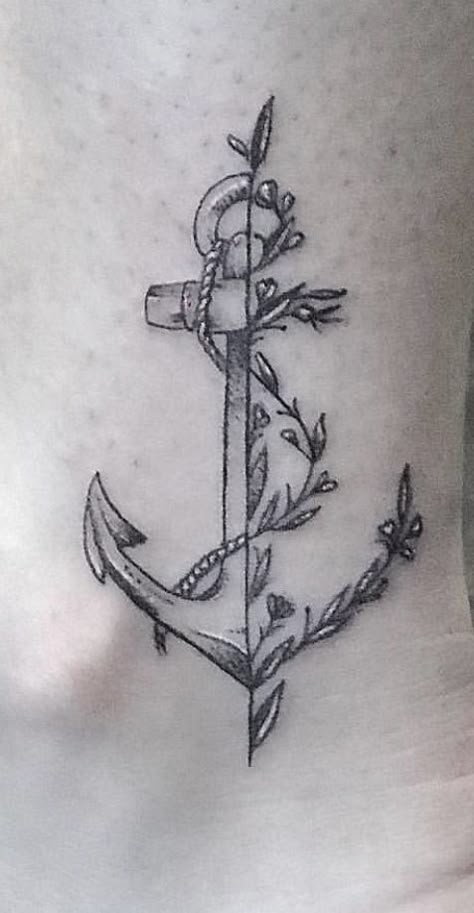 Us Navy Tattoos For Women, Navy Tattoos Female, Fine Line Anchor Tattoos For Women, Naval Tattoos For Women, Anker Tattoo For Women, Anchor With Tulips Tattoo, Navy Mom Tattoo Ideas, Anchor Tattoos For Women Flowers, Navy Anchor Tattoos For Women