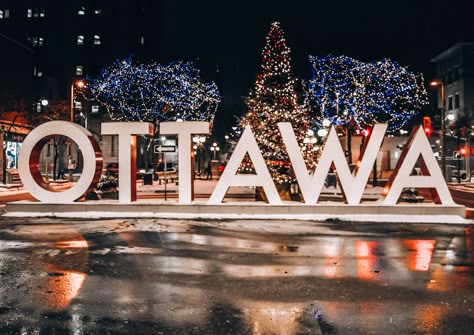 26 Wonderful Things to do in Ottawa in Winter: A Local's Guide - Nina Near and Far Fun Facts About Canada, Things To Do In Ottawa, Facts About Canada, Outdoor Rink, Canada Ottawa, Newfoundland Travel, About Canada, Christmas Getaways, Canada Eh