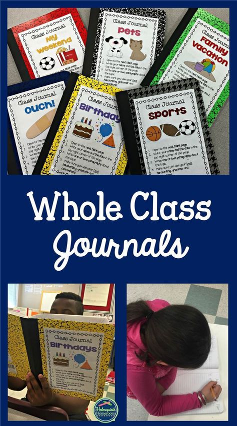 Whole Class notebooks are such an EASY addition to Work on Writing, or Writing Centers, and help build a classroom community of writers! 3rd Grade Writing, Writing Station, 2nd Grade Writing, First Year Teaching, 4th Grade Writing, Making Inferences, Writing Centers, First Grade Writing, Writing Area