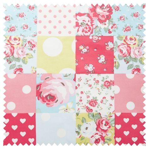 Patchwork Oilcloth | View All | CathKidston Kids Fairy Party, Kath Kidston, Cath Kidston Fabric, House Blinds, Fairy Parties, Patchwork Quilting, Cath Kidston, Oil Cloth, Bags Fashion