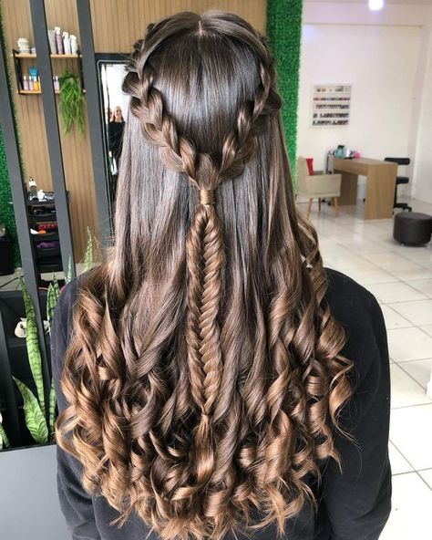 Elegant Braids, Braids For Women, Choir Concert, Curled Hairstyles For Medium Hair, Hidden Hair Color, Basic Hairstyles, Trendy Nail Designs, Hairstyle Examples, Cute Quick Hairstyles