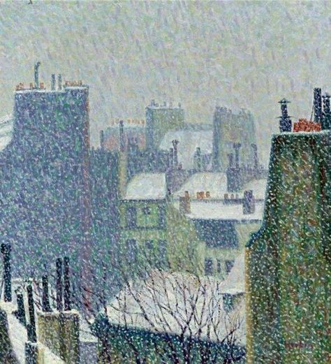 Paesaggi innevati in pittura Auguste Herbin, Galleria D'arte, Francisco Goya, Caspar David Friedrich, Paul Gauguin, Post Impressionism, Art Et Illustration, Winter Art, Cubism