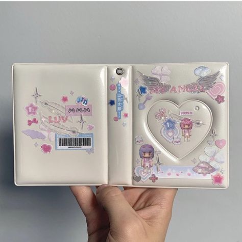 Collect Book Kpop, Toploader Decor, Decorated Toploader, Binder Deco, Binder Decoration, Pc Decoration, Kpop Deco, Collect Book, Bullet Journal Cover Ideas