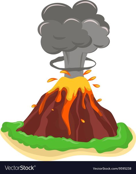 Volcanic Eruption Drawing, Volcano Clipart, Dinosaur Topper, Volcano For Kids, Volcano Drawing, Types Of Rocks, Different Types Of Rocks, Volcanic Eruption, Dinosaur Images