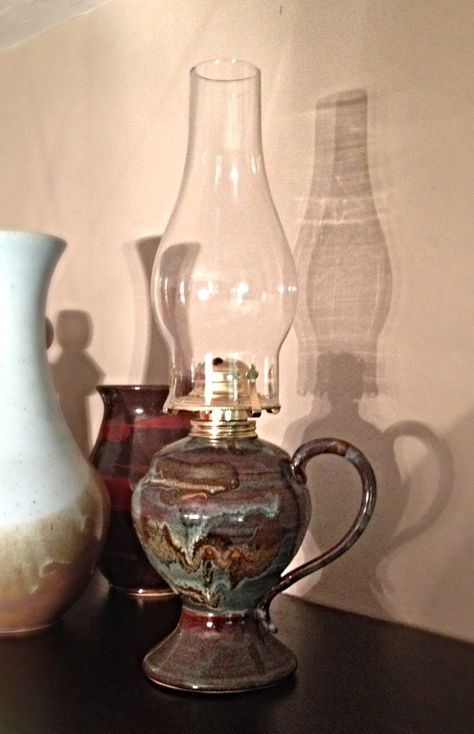 Oil Lamp Ceramic Pottery, Ceramic Oil Lamp, Pottery Luminaries, Lamp Pottery, Lamp Ceramic, Pottery Design, Open Range, Oil Lantern, Owl Wall Art