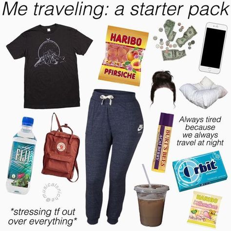 Road Trip Bag, Road Trip Kit, Wallpaper Travel, Travel Packing Checklist, Travel Packing List, Travel Bag Essentials, Niche Memes, Aesthetic Memes, Mood Clothes