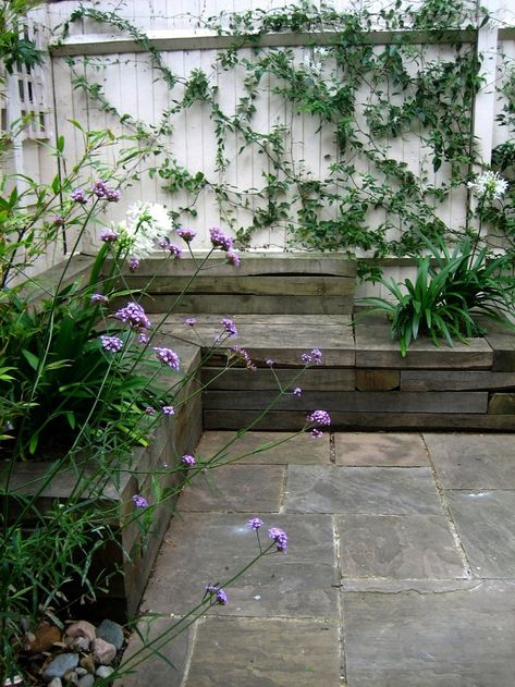 11 Garden Ideas to Steal from London (via Bloglovin.com ) / repinned by Llewellyn Landscape & Garden Design www.llgd.co.uk - design | create | maintain Garden Seating Area, Small Courtyard Gardens, Courtyard Gardens Design, Garden Vines, London Garden, Have Inspiration, City Garden, Garden Seating, Small Garden Design