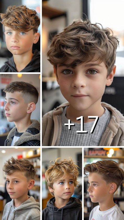 Cool Little Boy Haircuts, Short On Sides Long On Top Boys Haircut, Low Taper Fade Boys Haircut, Boys French Crop Haircut, Wavy Boys Hairstyle, Old Money Boy Haircut, Boys Low Taper Fade Haircut Kids, Boys Cuts Long On Top Short On Sides, Wavy Hair Boys Haircuts