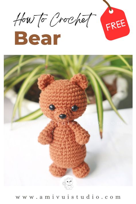 Bear Brothers, Bear Amigurumi, Ice Bear, Ice Bears, Crochet Videos Tutorials, Bare Bears, We Bare Bears, Crochet Videos, Amigurumi Free