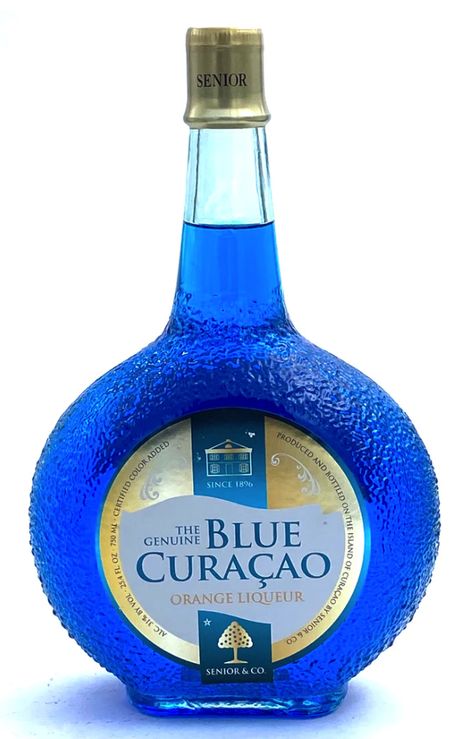 the only one still made with peels of Laraha orange on the island of Curaçao Blue Curacao Liqueur, Blue Margarita, Internet Shopping, Popular Drinks, Street Foods, Blue Hawaii, Blue Curacao, Blue Island, Caribbean Islands