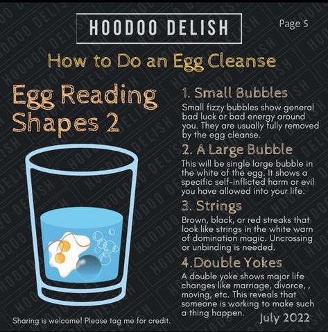 Egg Cleanse, Wicca Recipes, Hoodoo Magic, Hoodoo Conjure, Hoodoo Spells, Good Luck Spells, Luck Spells, Wiccan Magic, Witch Spirituality