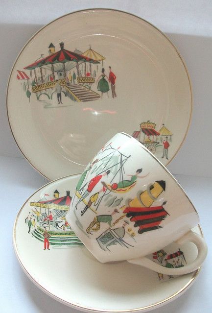 60s Ceramics, Mid Century Modern Dishes, Vintage Crockery, Alfred Meakin, Vintage Ceramics, Pretty China, Mid Century Pottery, Big Top, Big Wheel