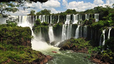 Iguazu falls, Argentina and Brazil | Contiki Iguazu National Park, Visit Argentina, Iguazu Falls, Halong Bay, Ushuaia, Tourist Places, Vacation Places, Lonely Planet, Breathtaking Views