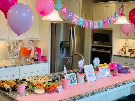 Kitchen Island Party Decor, Kitchen Island Birthday Party Decor, 2nd Birthday Bluey, Pokemon Party Decorations, Winnie The Pooh 1st Birthday, Island Birthday, Kid Birthday Party Ideas, Island Party, Kid Birthday Party