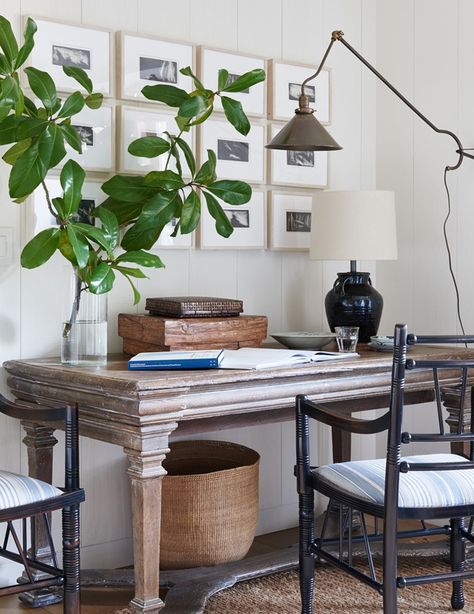 Gallery Wall Above Desk, Mark Sikes, Writing Room, Desk Corner, Office Works, Desk Wall, Mark D Sikes, Farm Store, Decor Studio