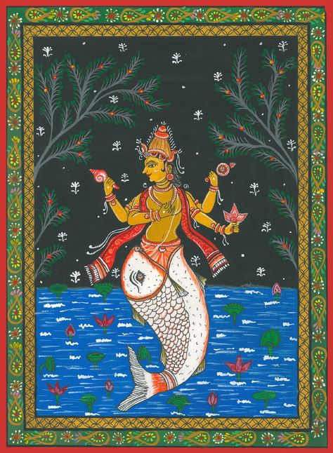 Pattachitra Art Paintings, Kurma Avatar Pattachitra, Dasavatara Painting, Odisha Art, Odisha Pattachitra Paintings, Odisha Pattachitra, Pattachitra Paintings Odisha, Pattachitra Paintings, Vishnu Avataras Painting