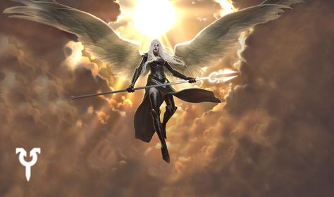 Avacyn, Angel of Hope Wallpaper by Dericwadleigh.deviantart.com on @deviantART Jason Chan, Magic: The Gathering, Hope Wallpaper, Mtg Art, Angel Warrior, Ange Demon, Angels And Demons, Arte Fantasy, Magic Art