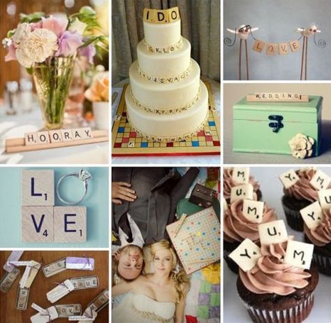 Scrabble Theme Scrabble Wedding Decor, Crossword Wedding, Wedding Scrabble, Scrabble Wedding, Love Birds Wedding, Wedding Party Planning, Invitation Inspiration, Etsy Wedding, Wedding Rehearsal