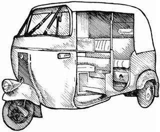 Tata Ace, Serious Questions, Auto Rickshaw, Bajaj Auto, Three Wheeler, Perspective Drawing Architecture, A Level Art Sketchbook, Perspective Drawing Lessons, Indian Market