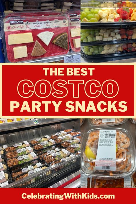 Planning a party? Here are the Best Costco Party Snacks to have your guests - and your wallet - happy! Easy Snack Party Food, Party Snacks On A Budget, Party Food Cosco, College Party Snacks, Costco Frozen Appetizers, Cater Your Own Party, 40th Birthday Snacks, Event Snack Ideas, Party Snacks For Adults Finger Foods