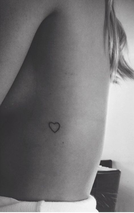 Little Heart Tattoos, Love Heart Tattoo, Simple Heart Tattoos, Red Heart Tattoos, Tiny Heart Tattoos, Small Heart Tattoos, Ear Tattoo Ideas, Ribcage Tattoo, Ear Tattoos