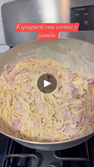 244K views · 2.5K reactions | Spaghetti blanco | Spaghetti blanco con jamón | By Sabor Pati | Facebook Jam, Spaghetti, Pasta