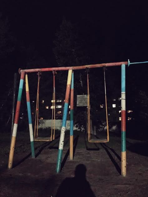 Dark Playground, Hestia Jones, Dreams Core Aesthetic, Background References, Photography Assignments, Night Film, Late Night Drives, Movie Trailer, Brownie Cookies