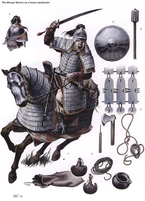 Mongol Warrior, Mongol Empire, Chinese Armor, A Knight's Tale, Genghis Khan, Historical Armor, Ancient Warfare, Asian History, Age Of Empires