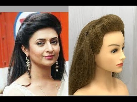 Puff Hairstyle, Puff Hairstyles, Haircut Girl, Hairstyle Youtube, Hair Puff, Messy Ponytail, Hair Upstyles, Side Hairstyles, Long Hair Wedding Styles