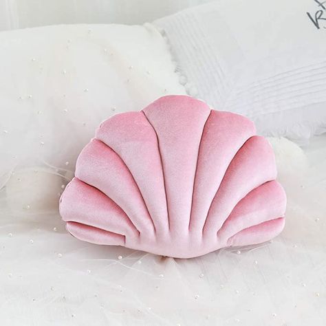 Shell Pillow, Seashell Pillow, Coin Photo, Summer Room, Mermaid Room, Nautical Pillows, Nap Pillow, Beachy Room, Bantal Sofa