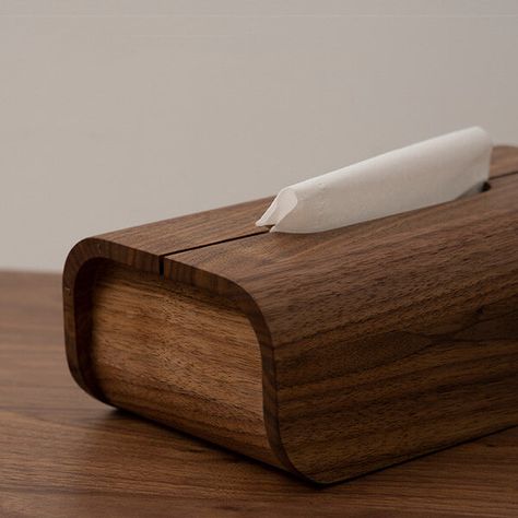 Elevate Your Space: ZenCraft Black Walnut Wood Tissue Box – TOUKOKU Unique Tissue Holder, Walnut Interior Design, Tissue Box Design, Walnut Wood Furniture, Wood Box Design, Serene Design, Boxes Design, Wooden Tool Boxes, Furniture Details Design