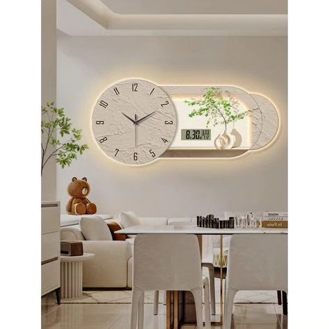 Modern wall clock living room dining room decorative painting perpetual calendar electronic clock new watch wall clock painting Link 👇👇👇👇👇👇👇 https://s.click.aliexpress.com/e/_Eu8cOpH Modern Wall Clocks Living Rooms, Watch Wall Clock, Wall Clock Painting, Watch Wall, Wall Clock Living Room, T Shirt Hacks, Clock Painting, Wall Clocks Living Room, Shirt Hacks